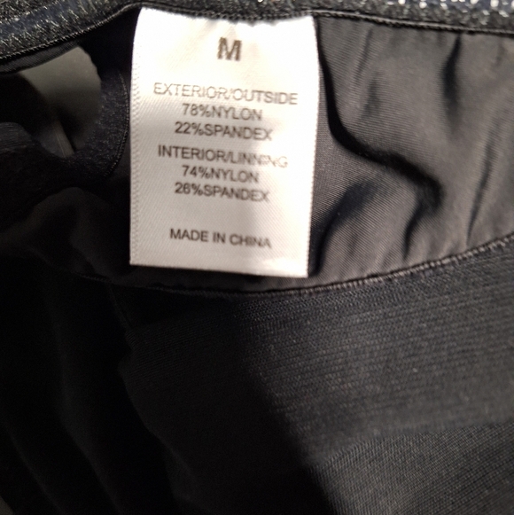 Black Women's Bodysuit Top - Picture 3 of 4